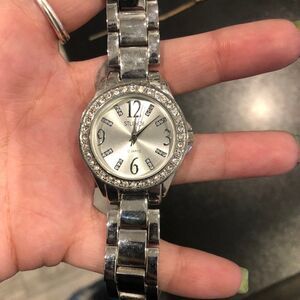 Stainless Steel Back Watch Silver